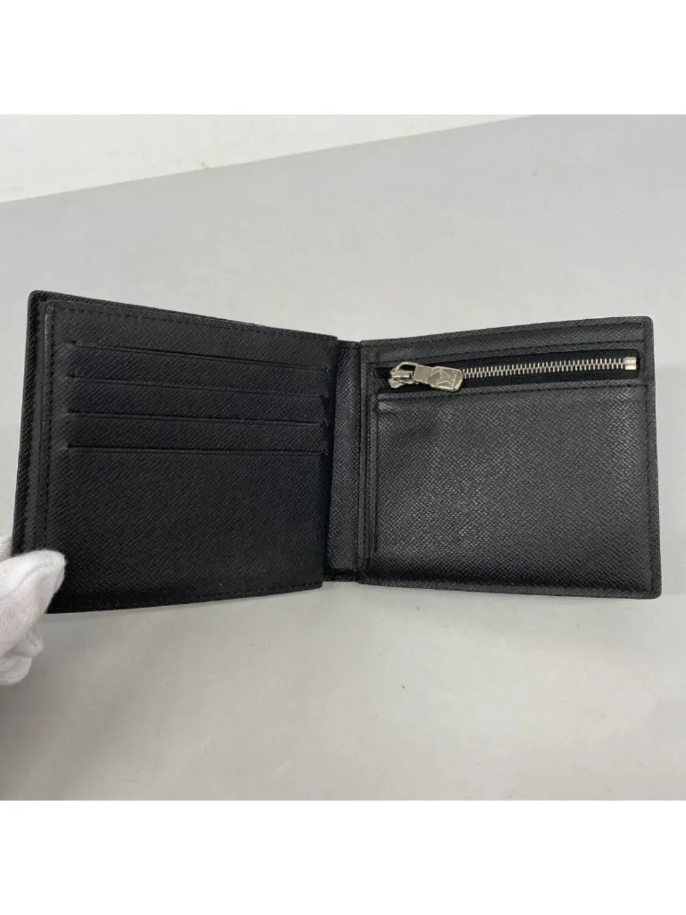Louis Vuitton Wallet Damier Graphite Portefeuille Amerigo NM Black